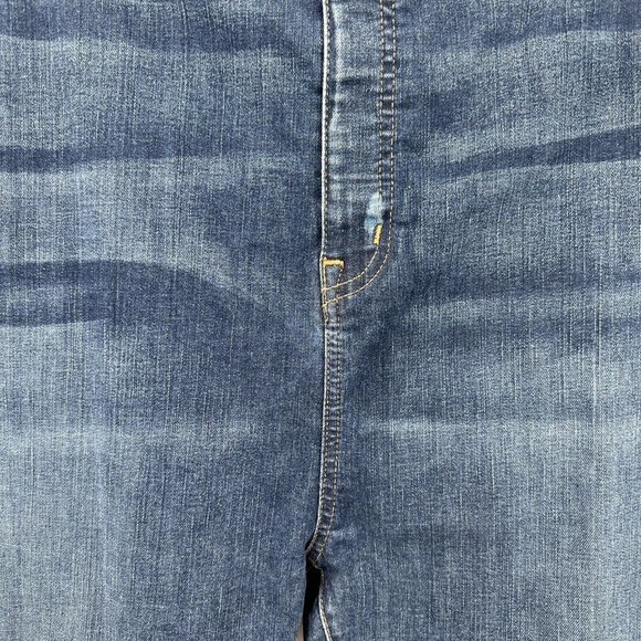 Madewell Women's Curvy High Rise Skinny Blue Denim Jeans‎ Pants Size 37 - Picture 5 of 10
